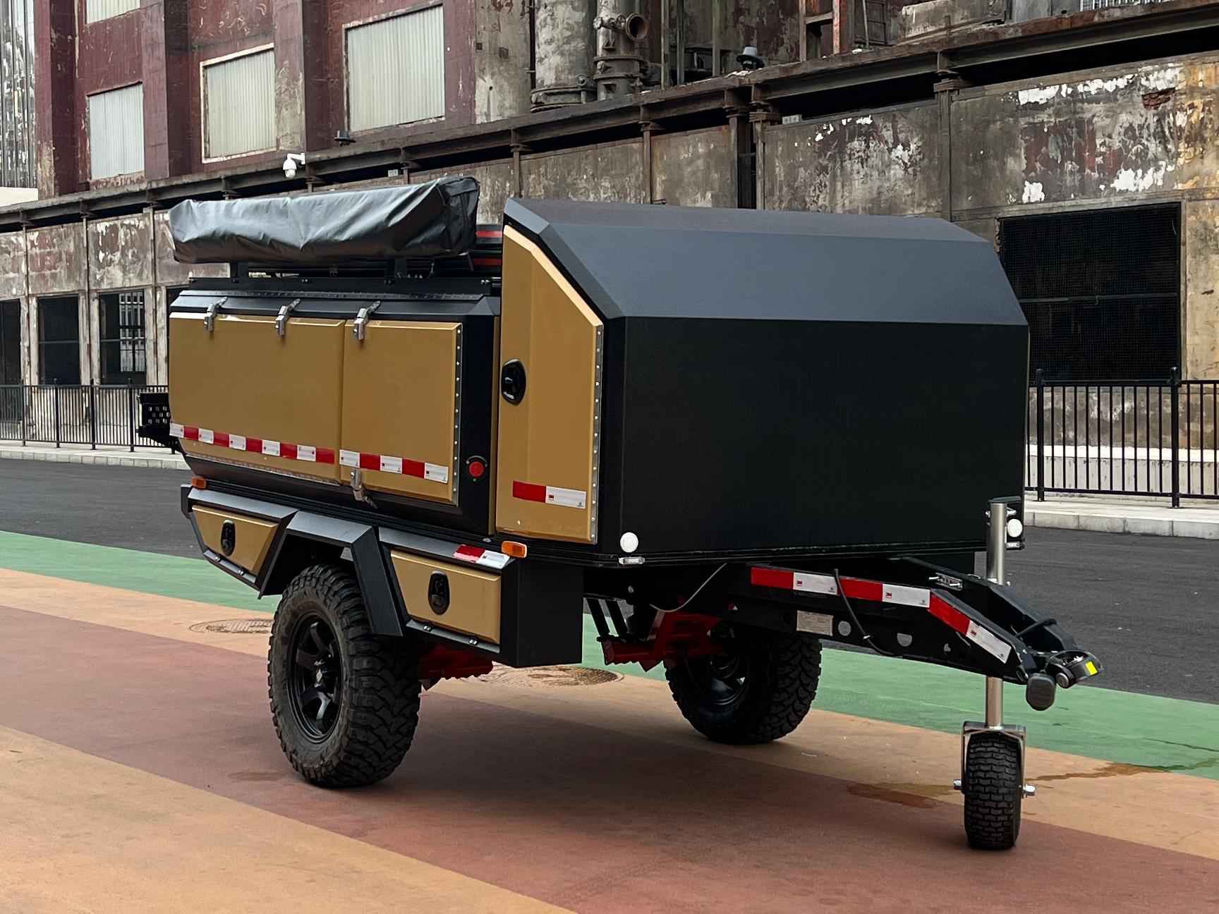 迷野牌4.4米0.2吨1轴作业类中置轴挂车(MYY9010T04)