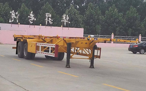 梁昇牌13米30.7吨2轴集装箱运输半挂车(SHS9350TJZ)