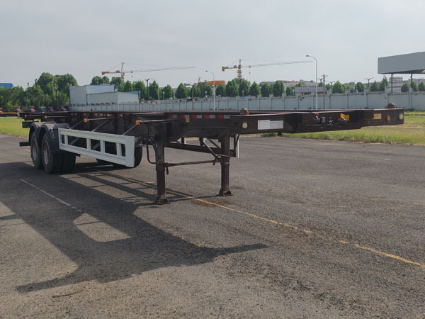骏通牌12.4米30.9吨2轴集装箱运输半挂车(JF9350TJZG)