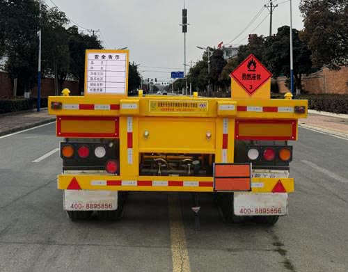 危险品罐箱骨架运输半挂车图片