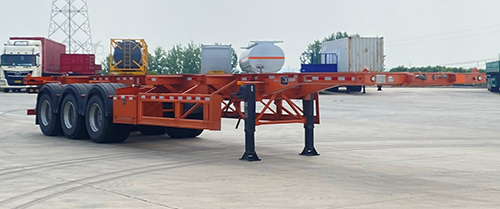 明威牌12.9米33.9吨3轴集装箱运输半挂车(CMW9408TJZG)