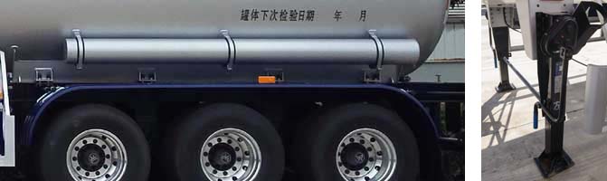 液化气体运输半挂车图片