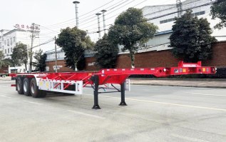 危险品罐箱骨架运输半挂车