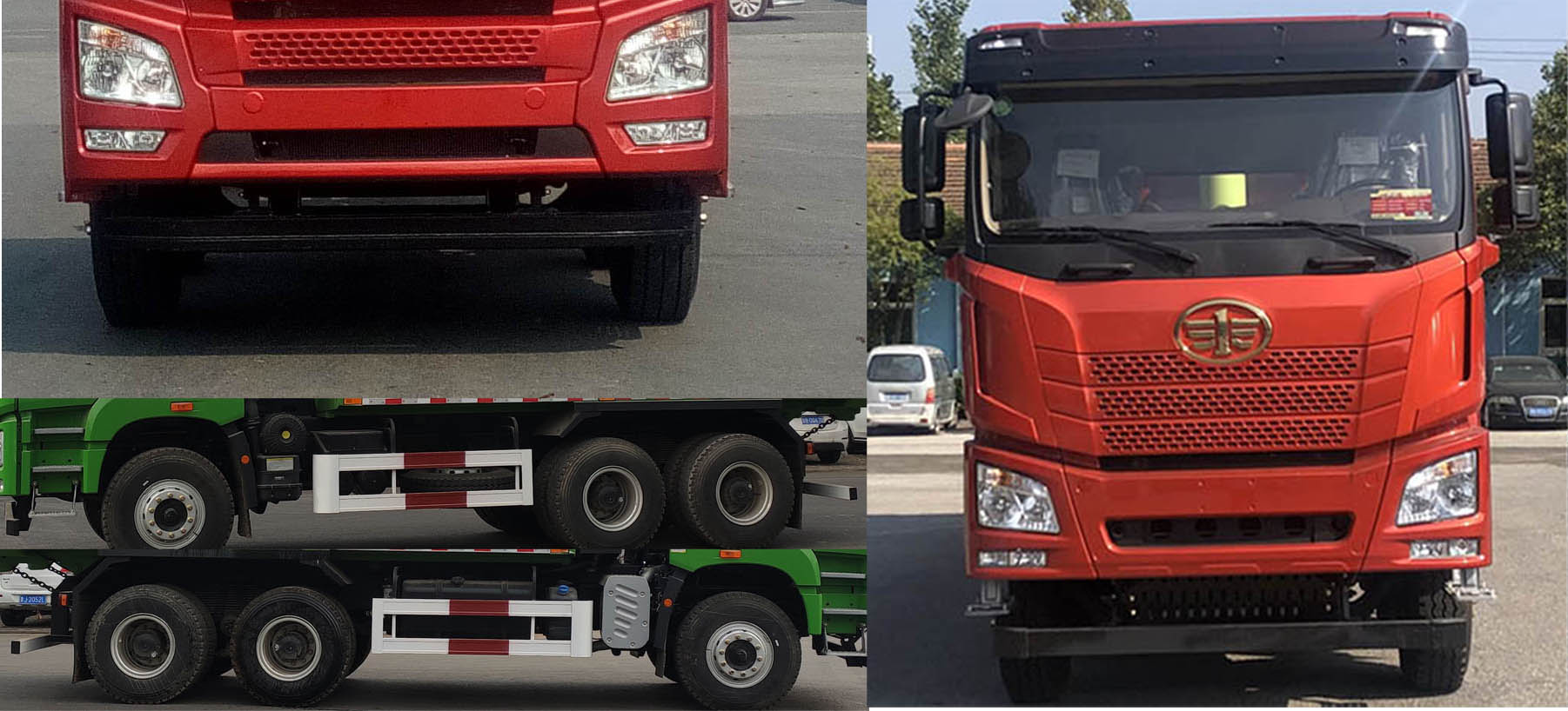 解放牌CA5251ZLJP27K15L3T1E6A80自卸式垃圾车公告图片