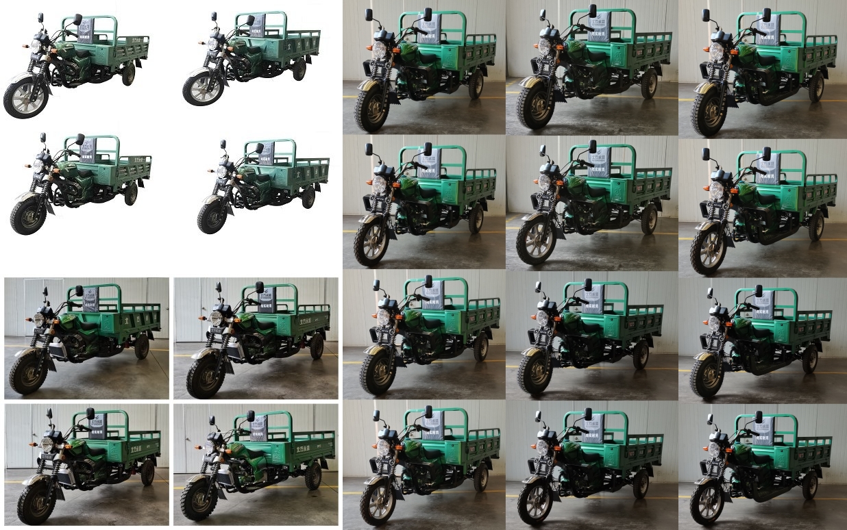 YS150ZH 北方永盛牌149CC汽油前鼓式后鼓式正三轮摩托车图片