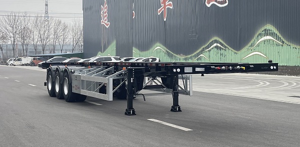 祥菏牌12.4米34.5吨3轴集装箱运输半挂车(JJN9401TJZ)