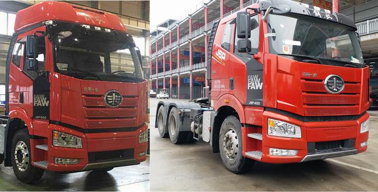 CA4250P66K25T2E6 解放牌564马力后双桥,后八轮柴油国六平头柴油半挂牵引汽车图片