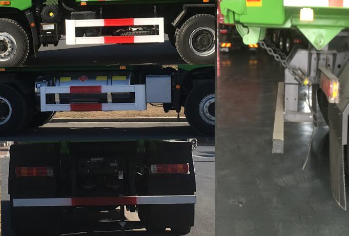 CA3250P27K15L1T1NE6A80 解放牌430马力后双桥,后八轮LNG6.7米国六平头天然气自卸汽车图片
