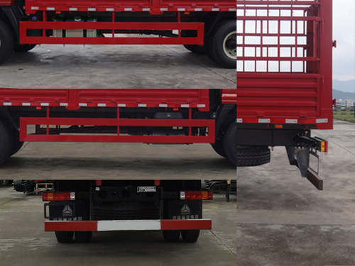 豪曼牌ZZ5188CCYG10FB0倉(cāng)柵式運(yùn)輸車公告圖片