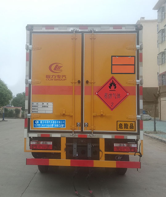 程力威牌CLW5073XRQ6易燃氣體廂式運輸車公告圖片