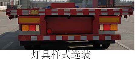 低平板半挂车图片