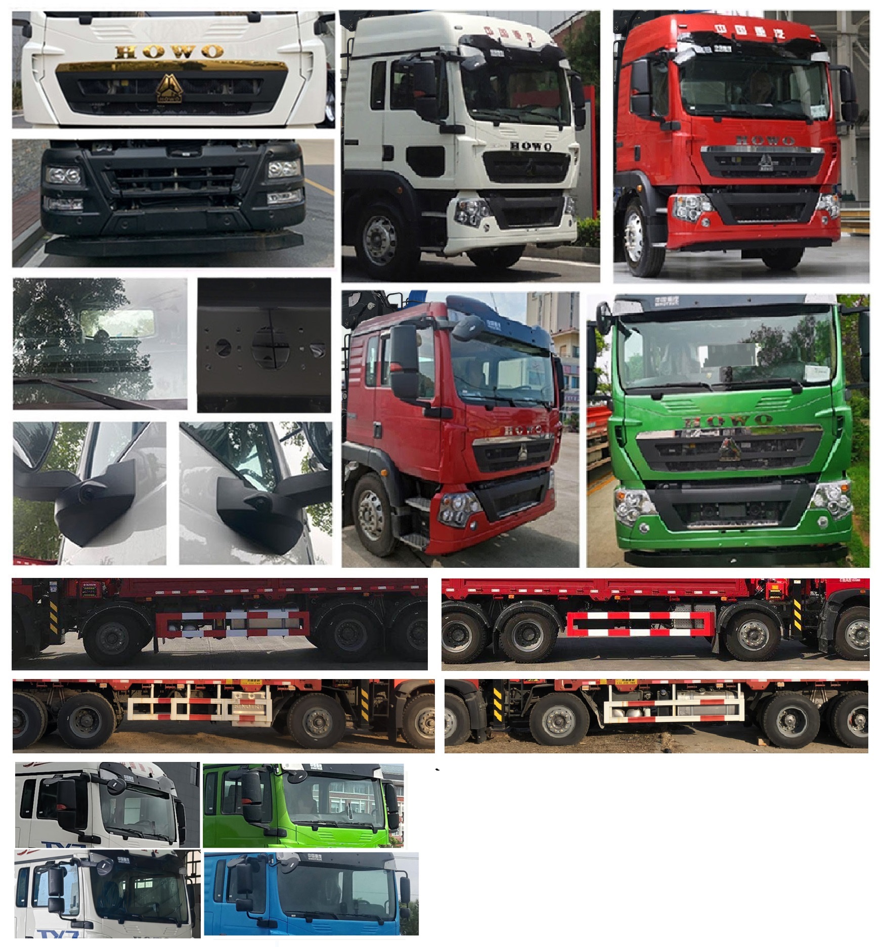 豪沃牌ZZ5317JSQN436GF1隨車起重運輸車公告圖片