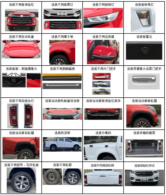 QL1030CZGW2 庆铃牌(繁体)牌143马力单桥柴油1.5米国六多用途货车图片
