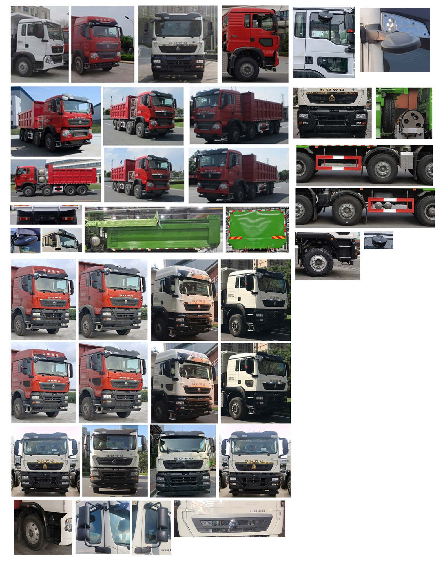 ZZ3317V286GF1L 豪沃牌445马力前四后八LNG6.2米国六自卸汽车图片