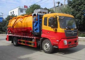 东风天锦VR TWY5181GQWE6清洗吸污车