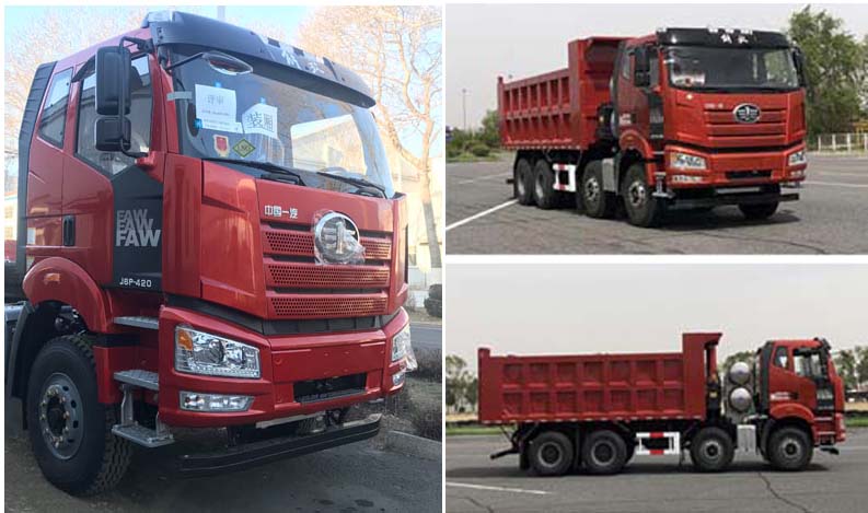 解放牌CA5310ZLJP66M25L1T4AE6自卸式垃圾车公告图片