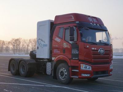 解放牌 424马力 平头天然气半挂牵引汽车(CA4250P66M25T1A1E6)