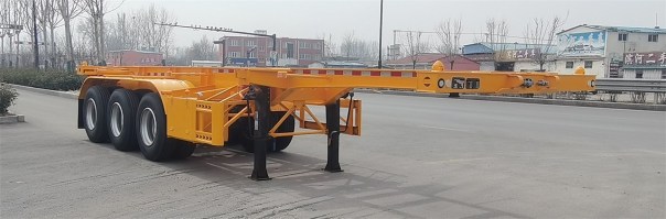 危险品罐箱骨架运输半挂车