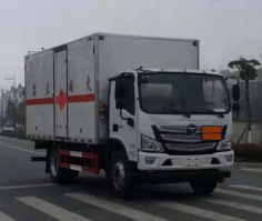 易燃气体厢式运输车