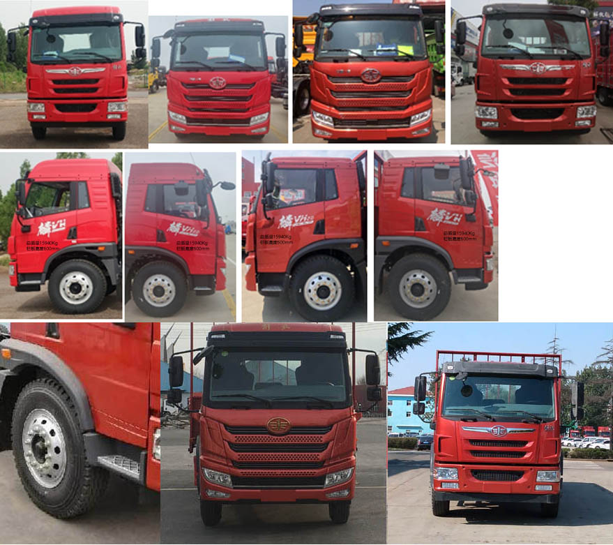 CA1161PK62L7E6A85 解放牌190马力单桥柴油6.8米国六平头柴油载货汽车图片