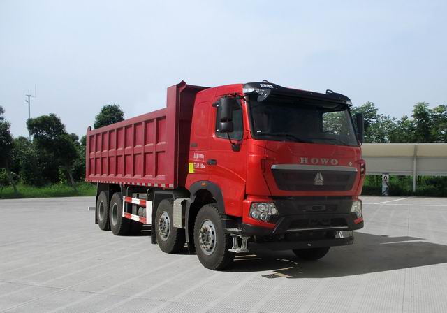 豪沃牌ZZ5317ZLJV356HF1L自卸式垃圾车