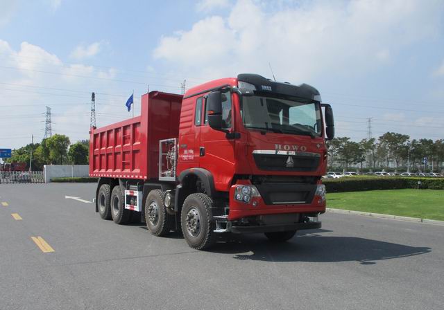 豪沃牌ZZ5317ZLJV286GF1L自卸式垃圾车