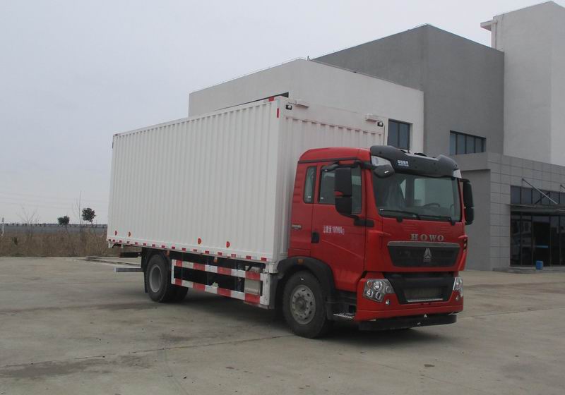 豪沃牌ZZ5187XYKK711GF1翼开启厢式车