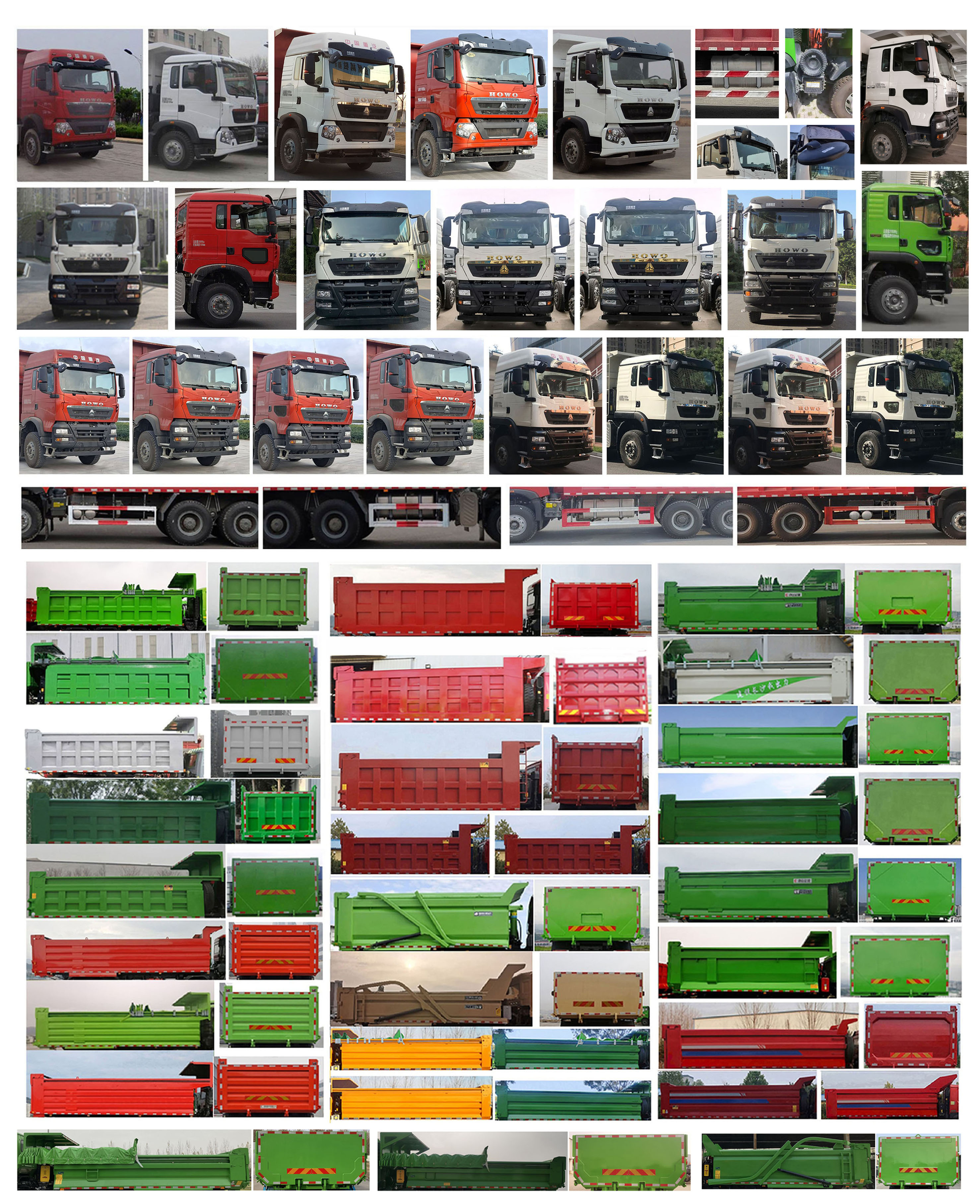 豪沃牌ZZ5257ZLJV364GF1自卸式垃圾車公告圖片