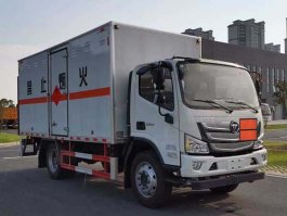 易燃气体厢式运输车