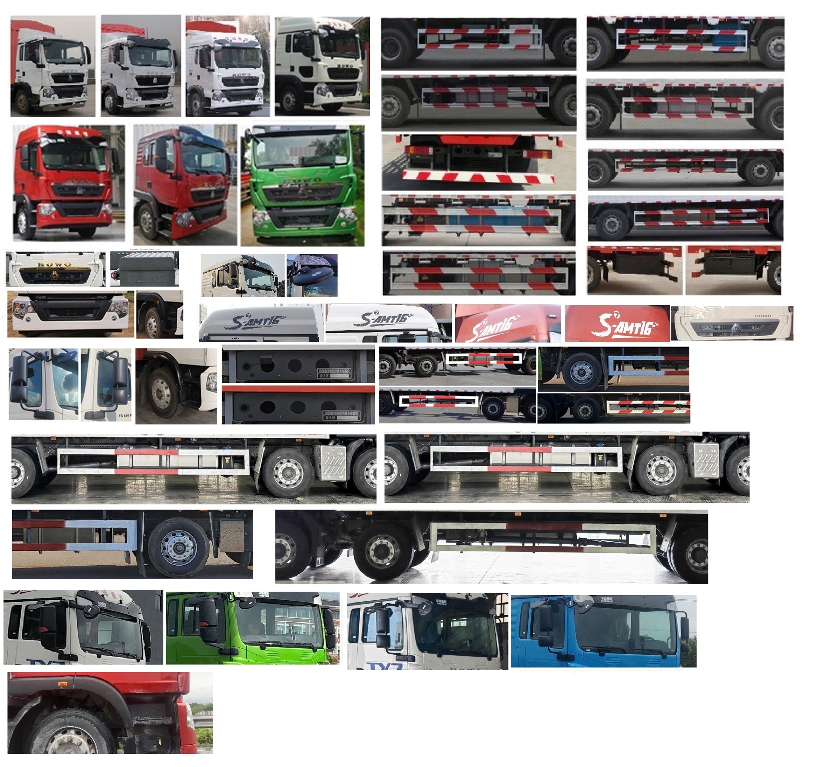 豪沃牌ZZ5257CCYM46CGF1倉柵式運輸車公告圖片