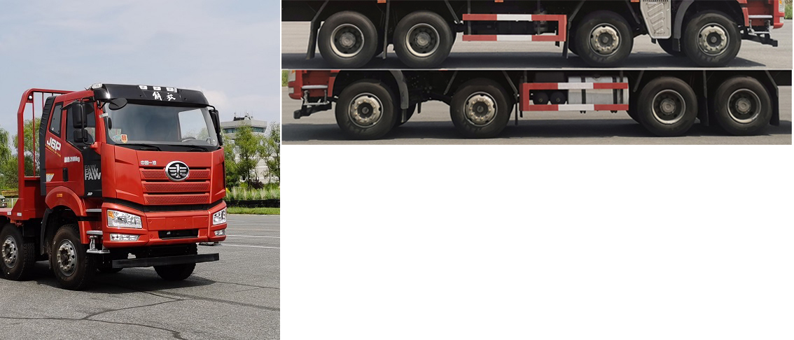 解放牌CA5310TPBP66K24L2T4E6平板運(yùn)輸車(chē)公告圖片