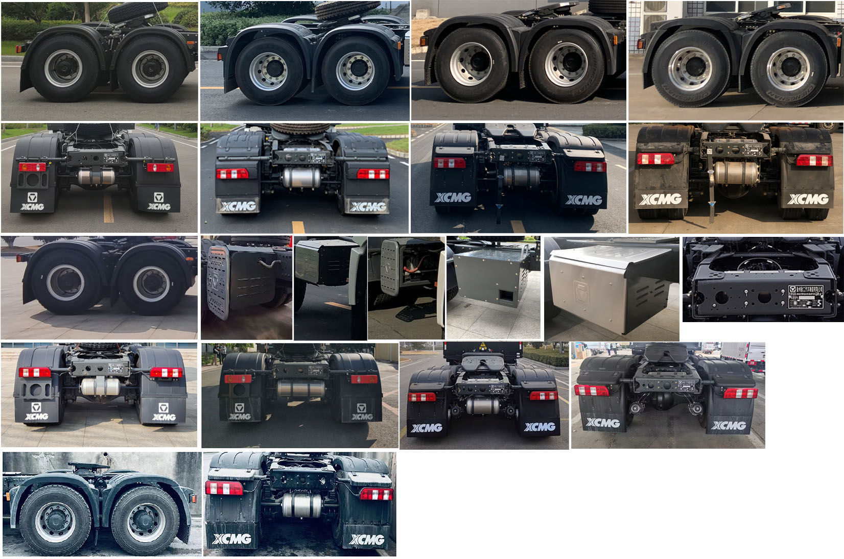 XGA4252BEVWCA 徐工牌490马力后双桥,后八轮纯电动换电式纯电动半挂牵引车图片