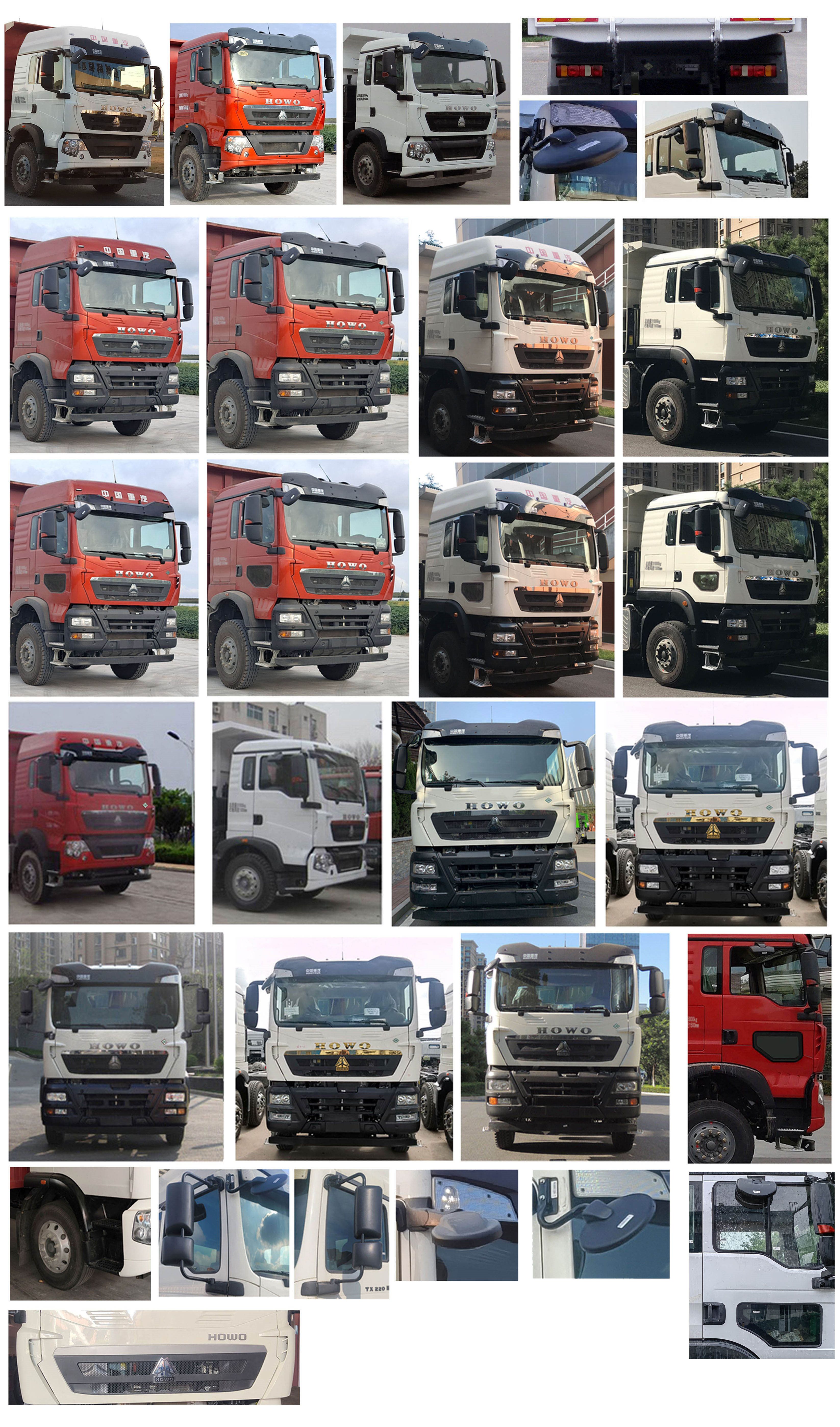 ZZ3317V426GF1L 豪沃牌354马力前四后八LNG8米国六自卸汽车图片
