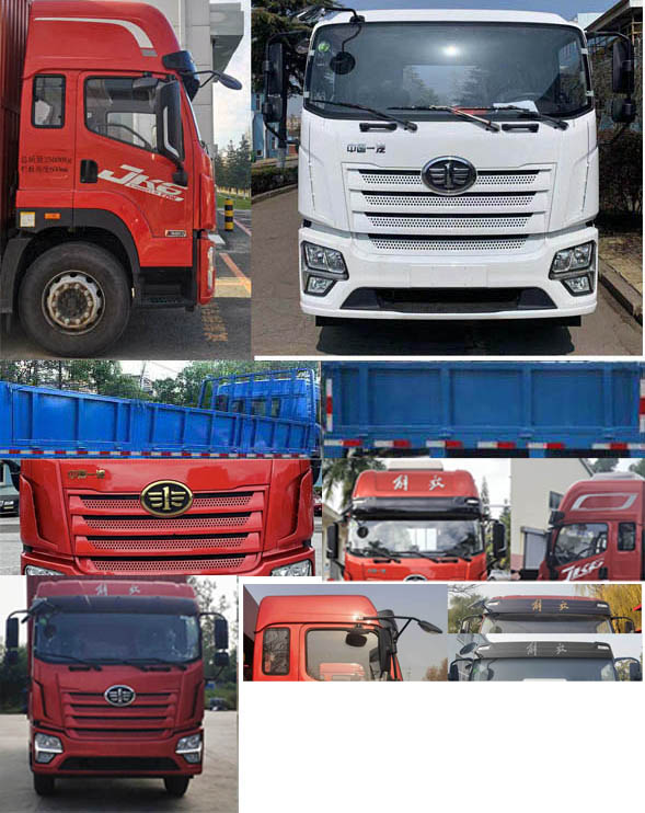 CA1250P28K1L8T3AE6 解放牌264马力前四后四(小三轴)柴油9.8米国六载货汽车图片