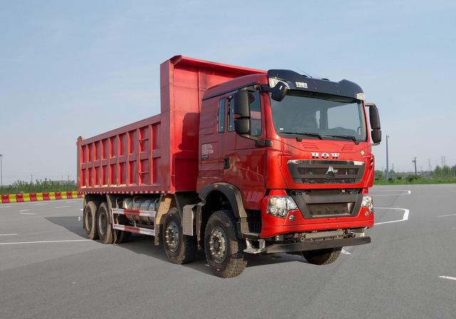 豪沃牌ZZ5317ZLJV406GF1L自卸式垃圾车