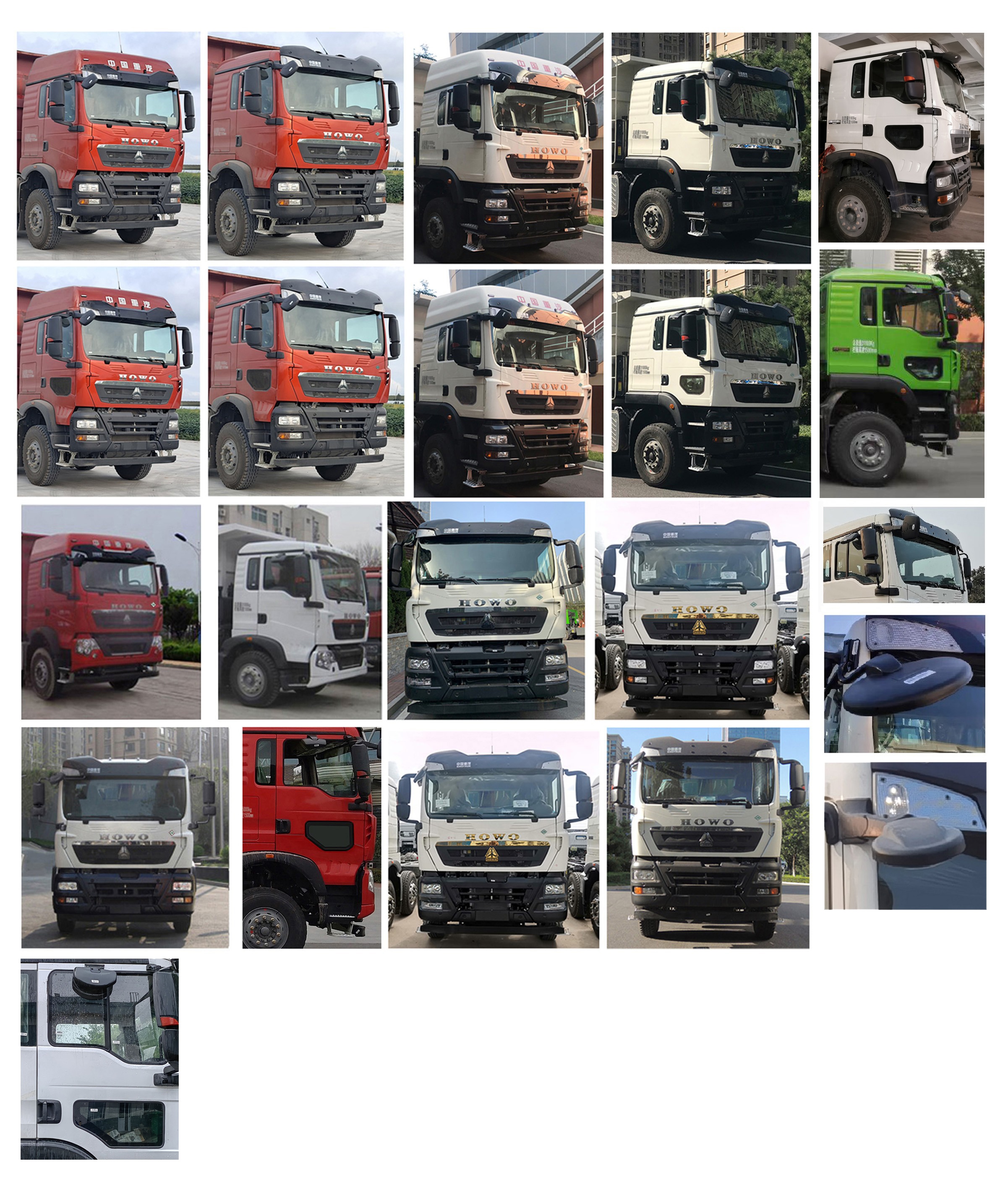 ZZ3257V464GF1L 豪沃牌354马力后双桥,后八轮LNG6.8米国六自卸汽车图片
