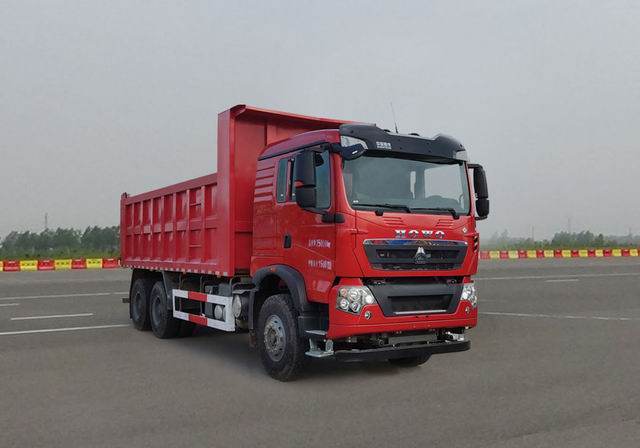 豪沃牌ZZ5257ZLJV434GF1L自卸式垃圾车