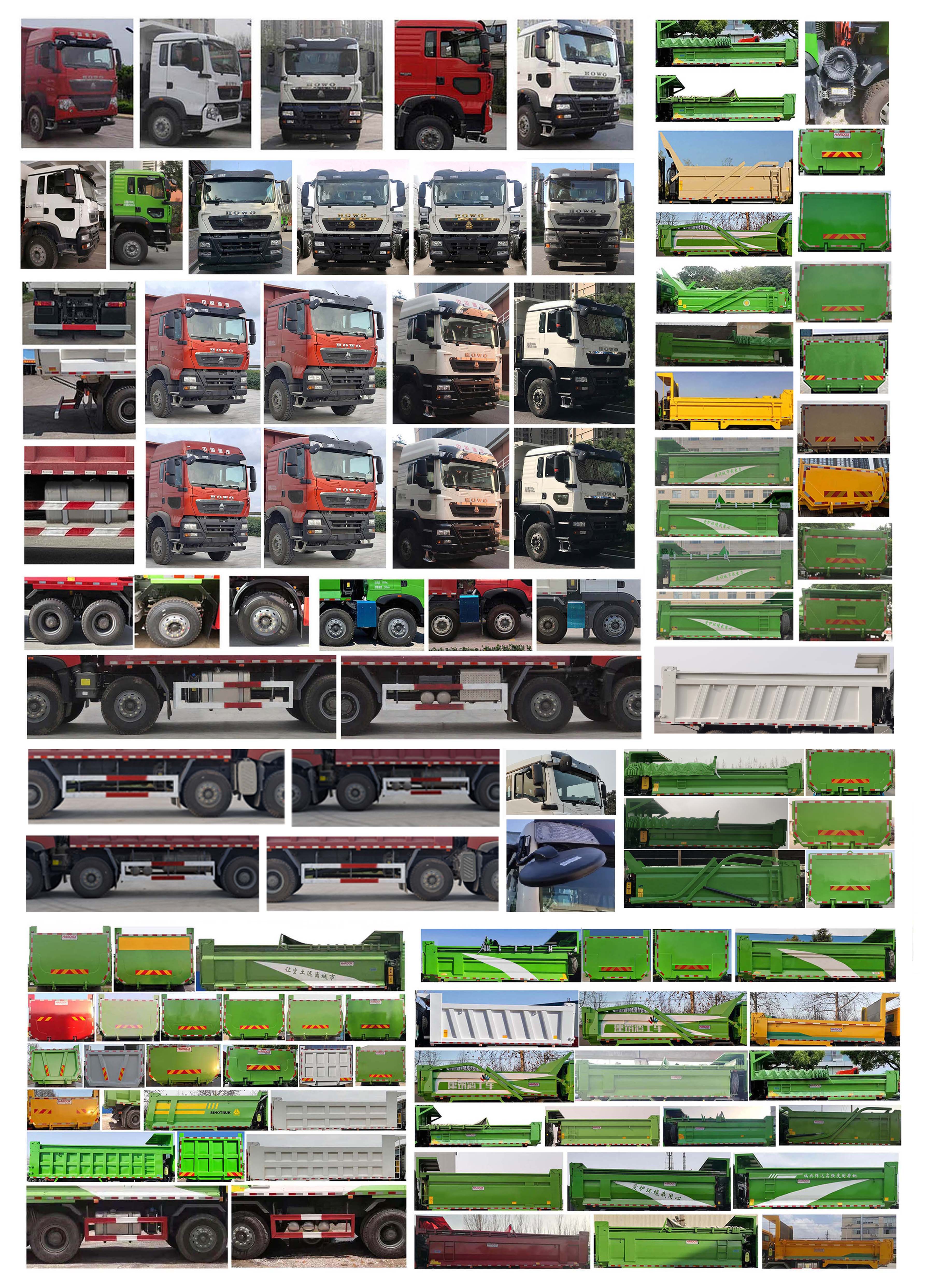 豪沃牌ZZ5317ZLJV356GF1B自卸式垃圾車公告圖片