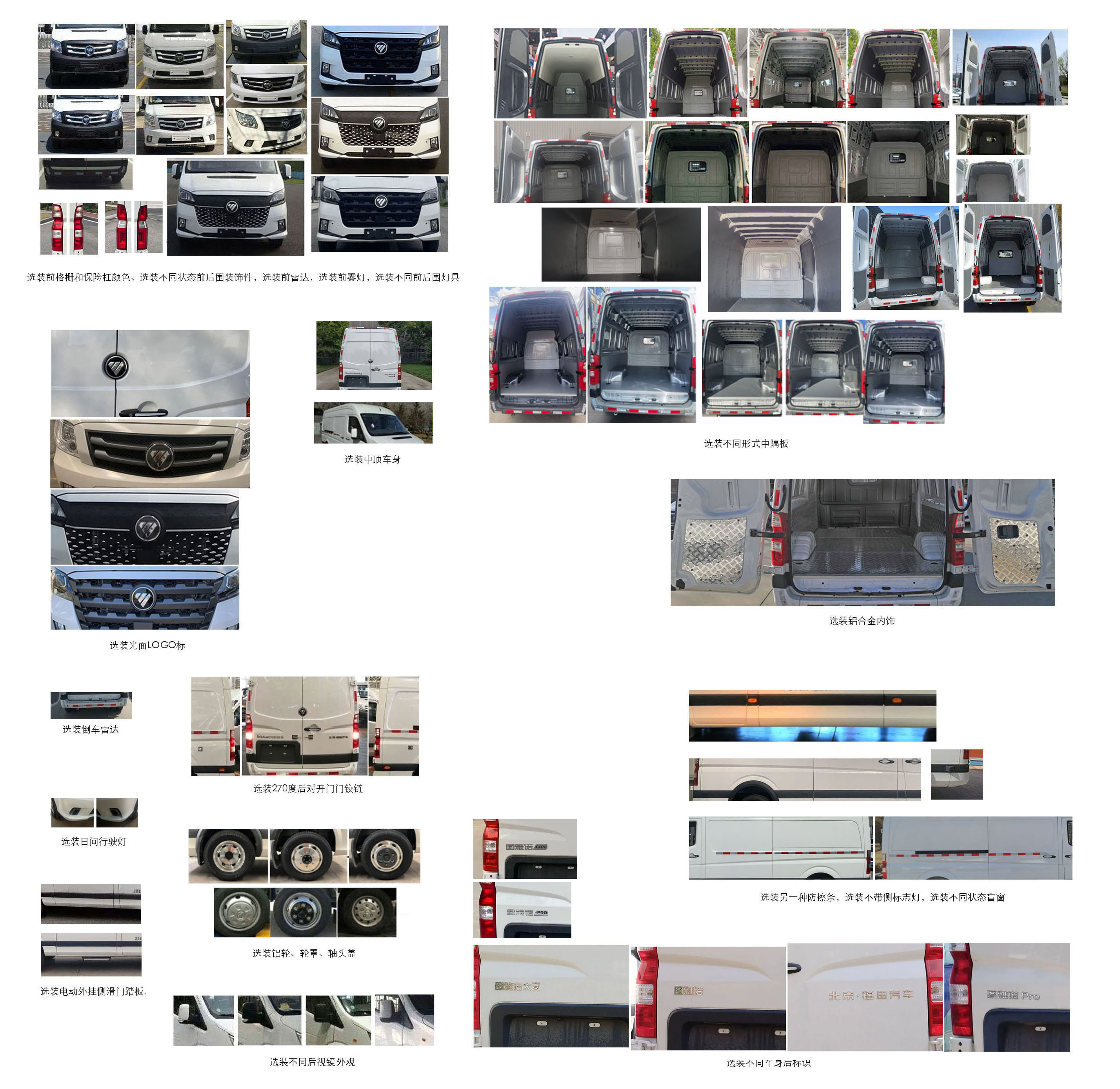 福田牌BJ5048XXY-H5廂式運(yùn)輸車公告圖片