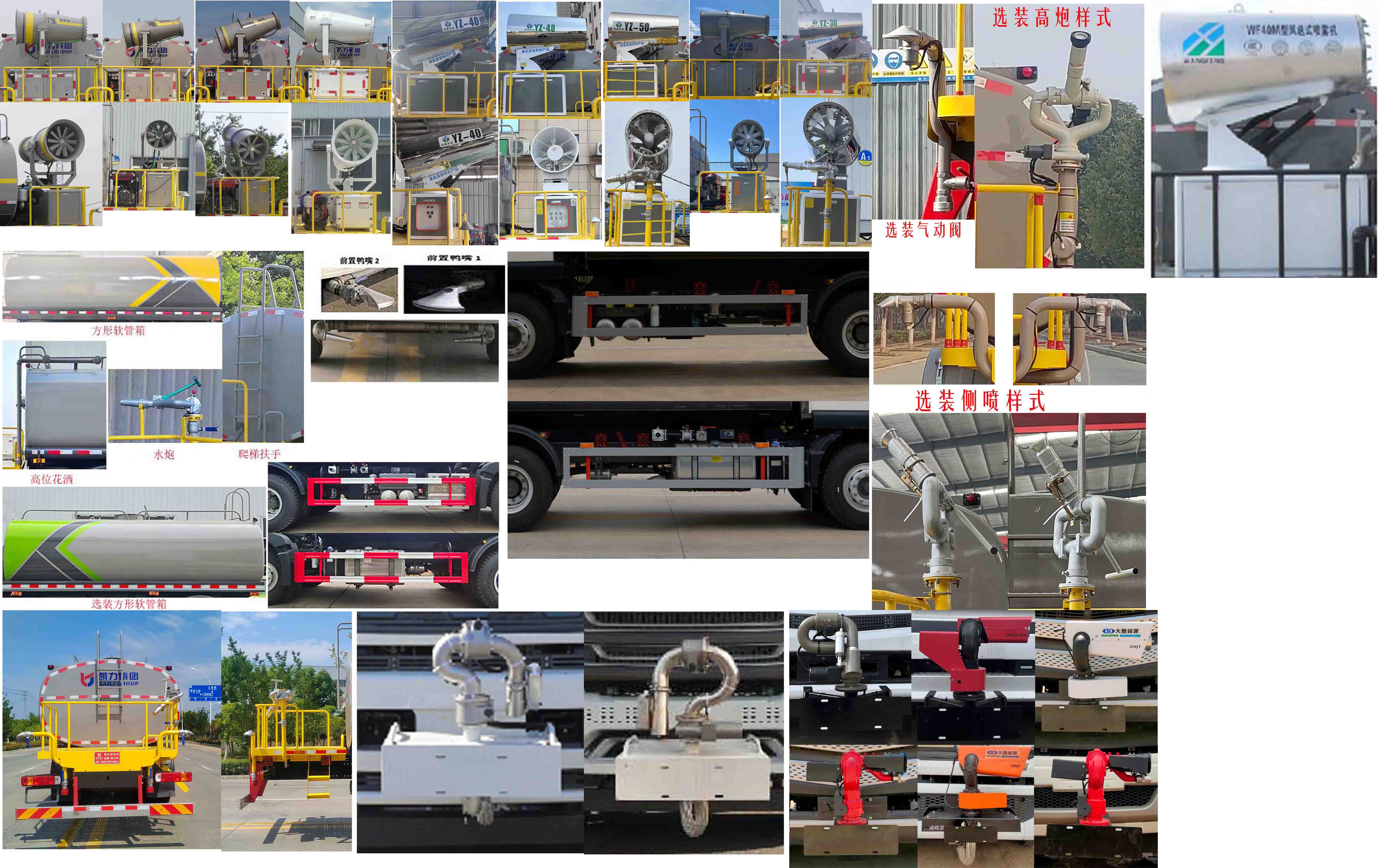 凱力風(fēng)牌KLF5250GPSZ6綠化噴灑車(chē)公告圖片