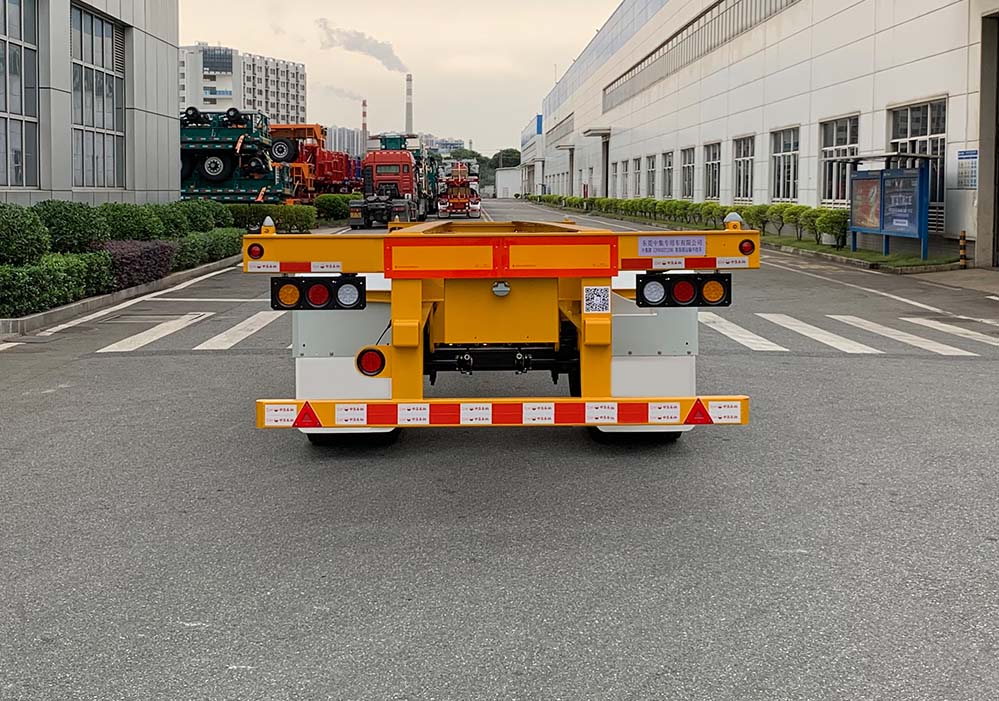 中集牌ZJV9352TJZDG集装箱运输半挂车公告图片