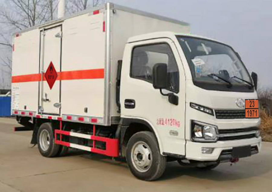 顺风智造牌SFZ5040XRQS6易燃气体厢式运输车