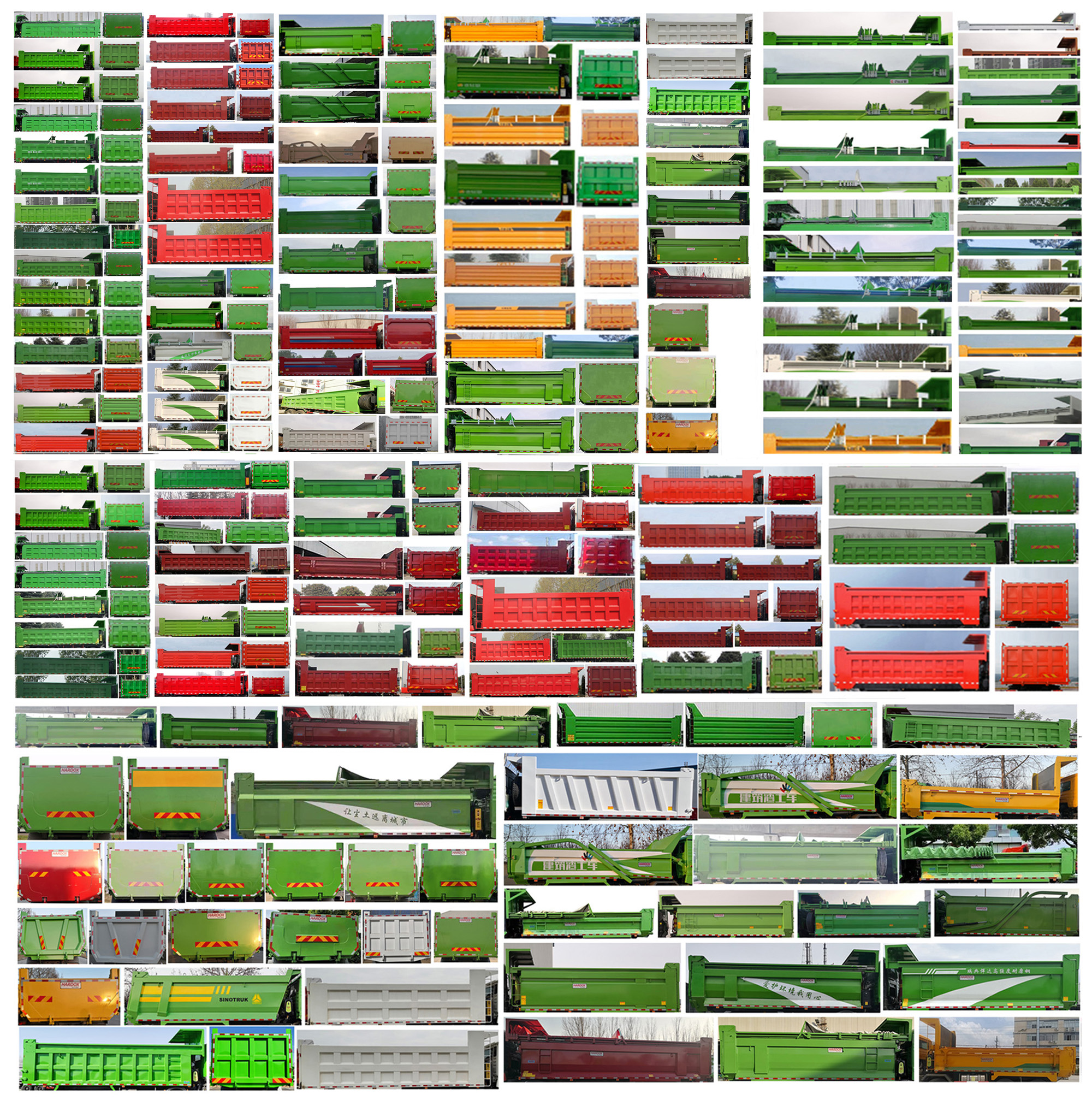 豪沃牌ZZ5317ZLJW356HF1自卸式垃圾車公告圖片