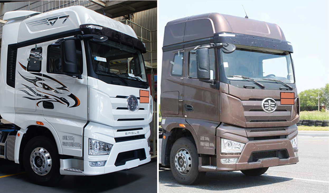 CA4250P77K24T1E6Z 解放牌564马力后双桥,后八轮柴油国六危险品运输半挂牵引车图片