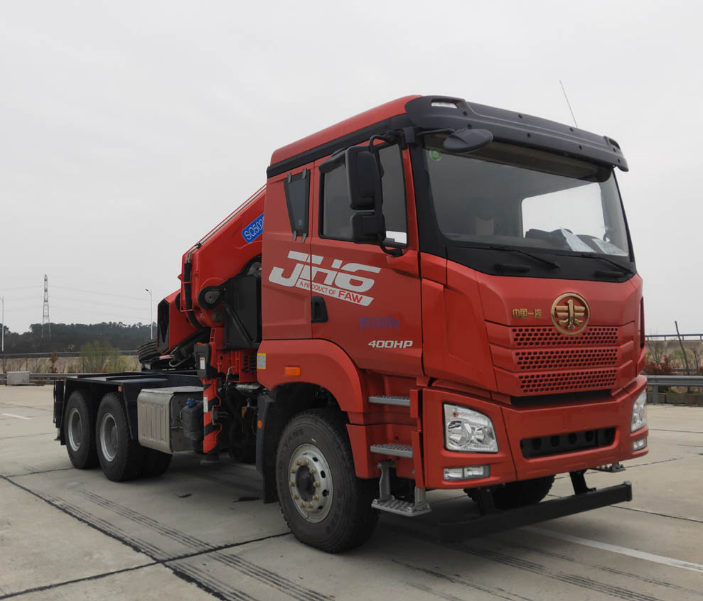 解放牌 400马力 随车式起重牵引运输车(CA4250P26K15L1T1E6A80)