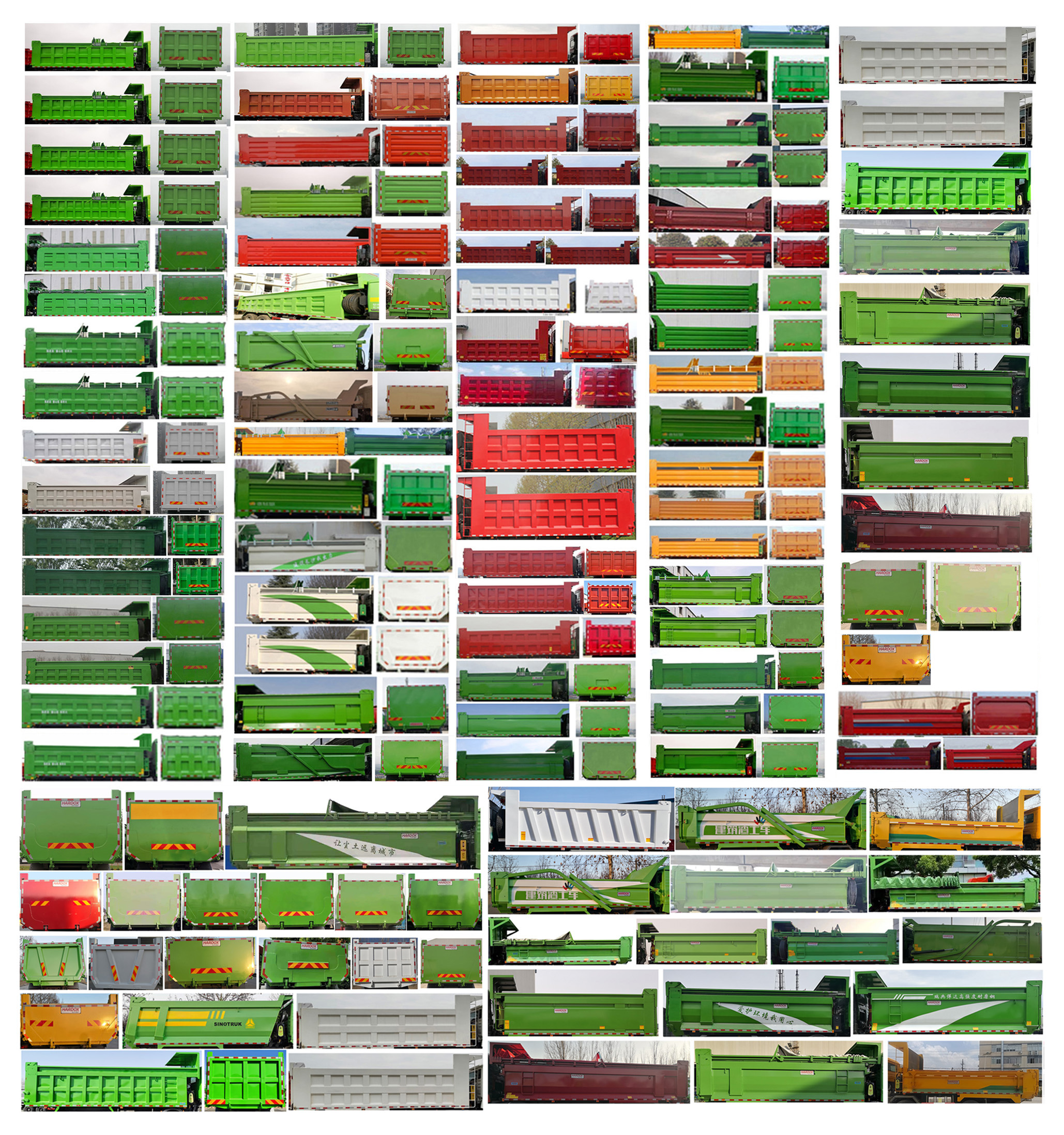 豪沃牌ZZ5317ZLJW306HF1自卸式垃圾車公告圖片