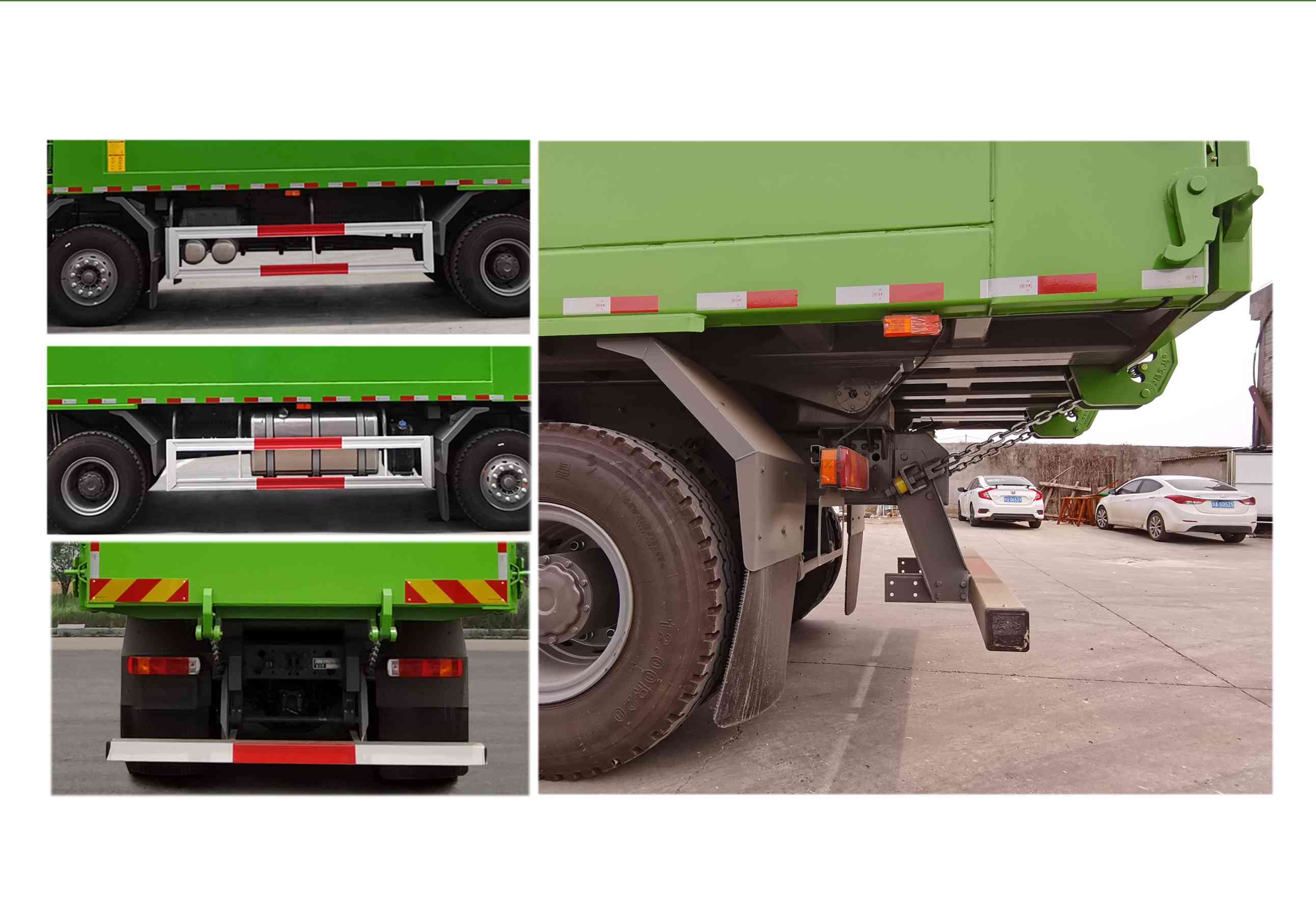 豪沃牌ZZ5317ZLJW406HF1自卸式垃圾車公告圖片