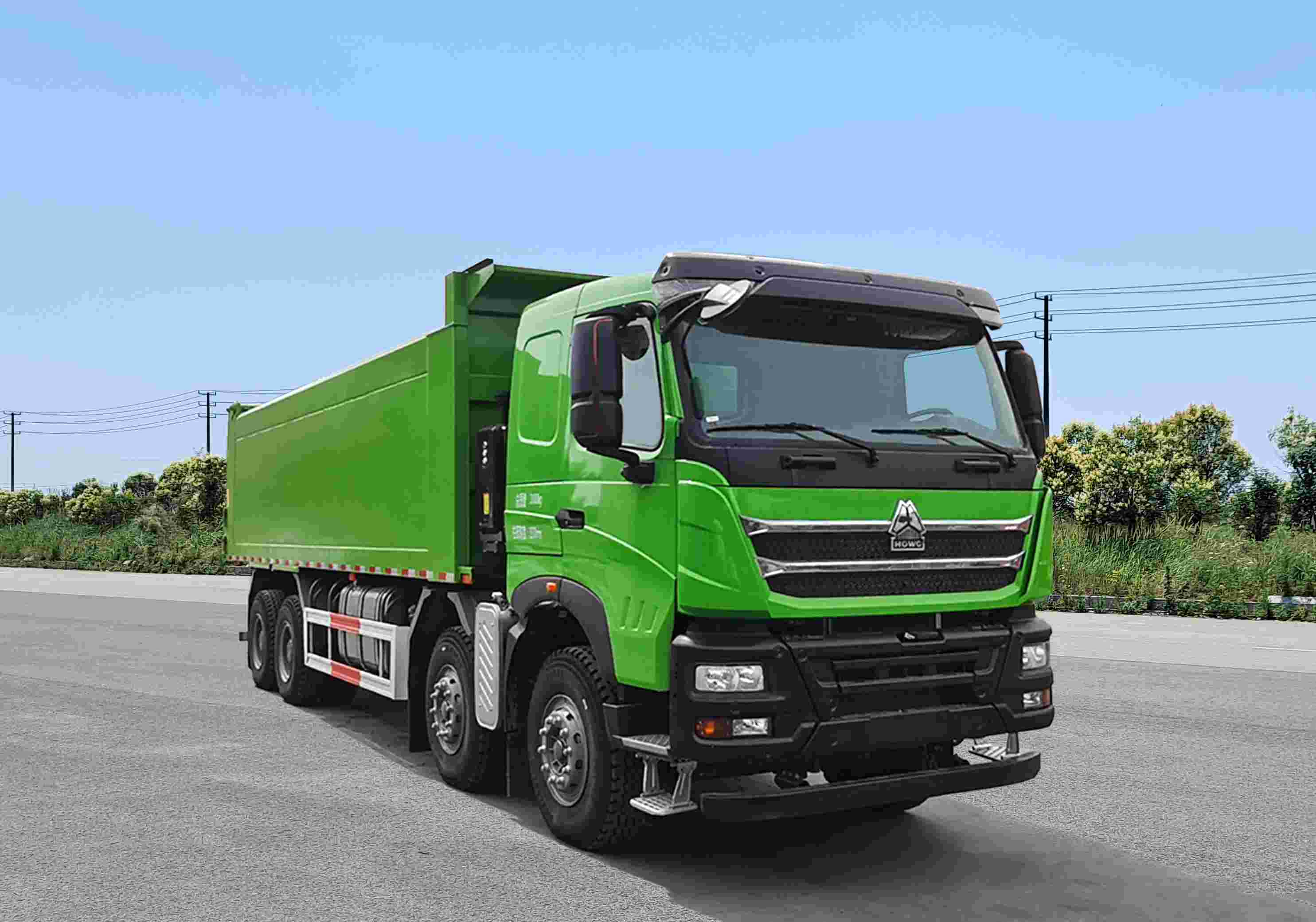 豪沃牌ZZ5317ZLJW426HF1自卸式垃圾车
