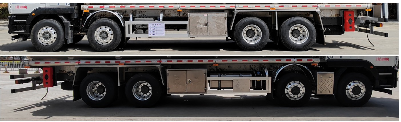 專威牌HTW5326GYYLZZC6鋁合金運油車公告圖片