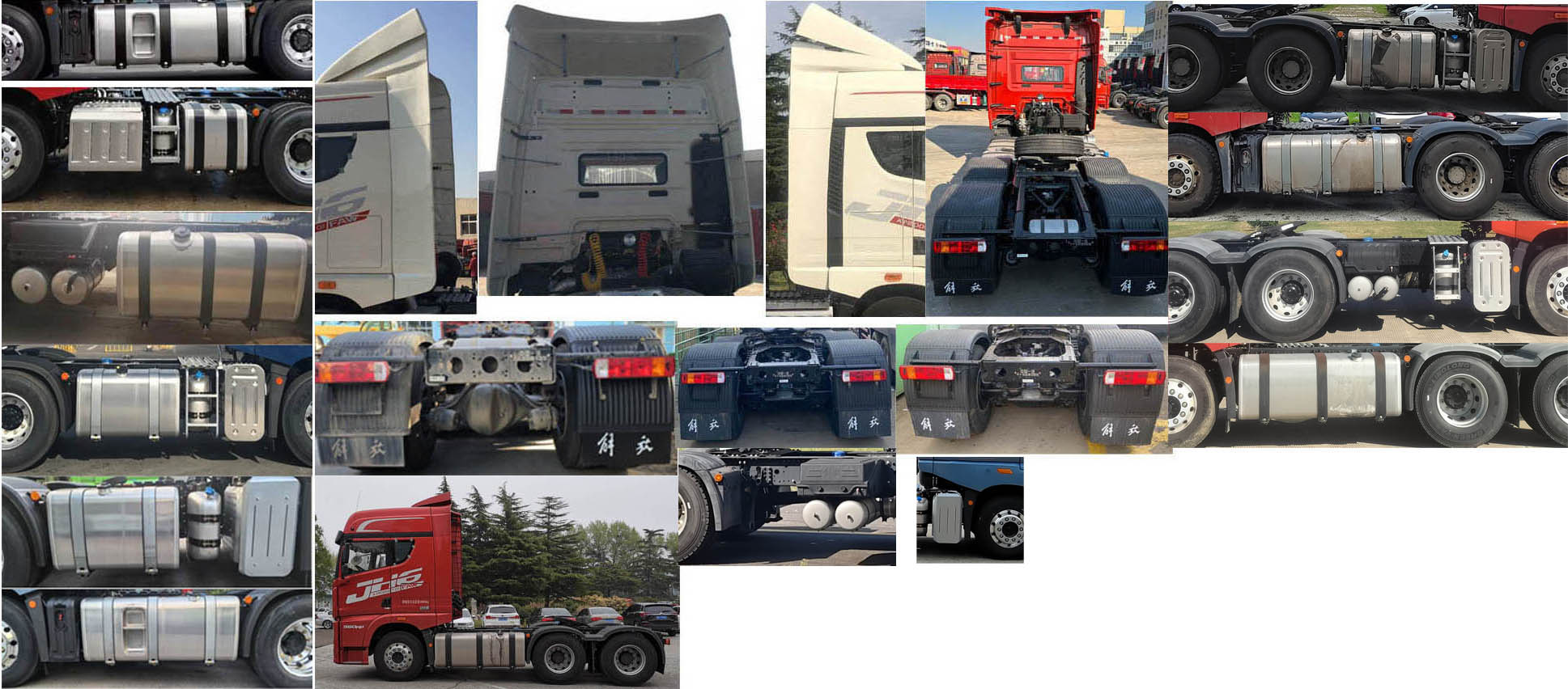 CA4257P25K2T1E6A80 解放牌564马力后双桥,后八轮柴油国六牵引汽车图片